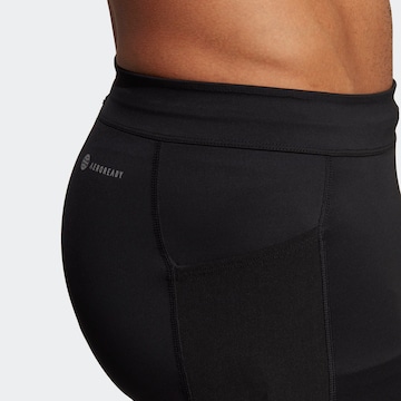 ADIDAS PERFORMANCE Skinny Workout Pants 'Saturday Long' in Black