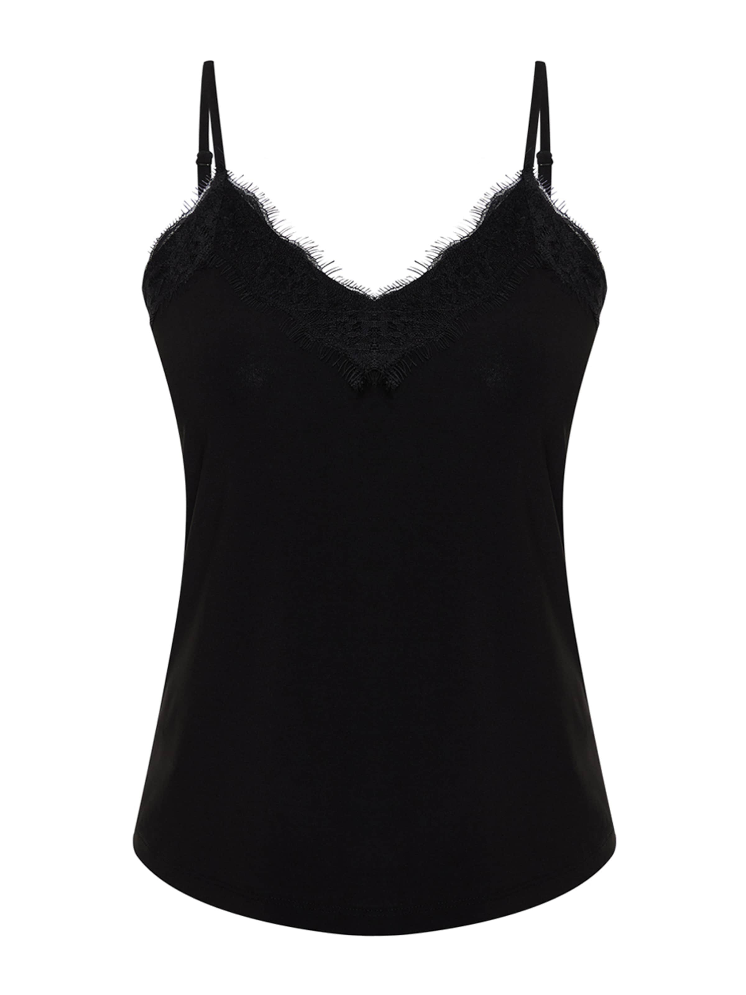 Trendyol Top in Zwart: voorkant