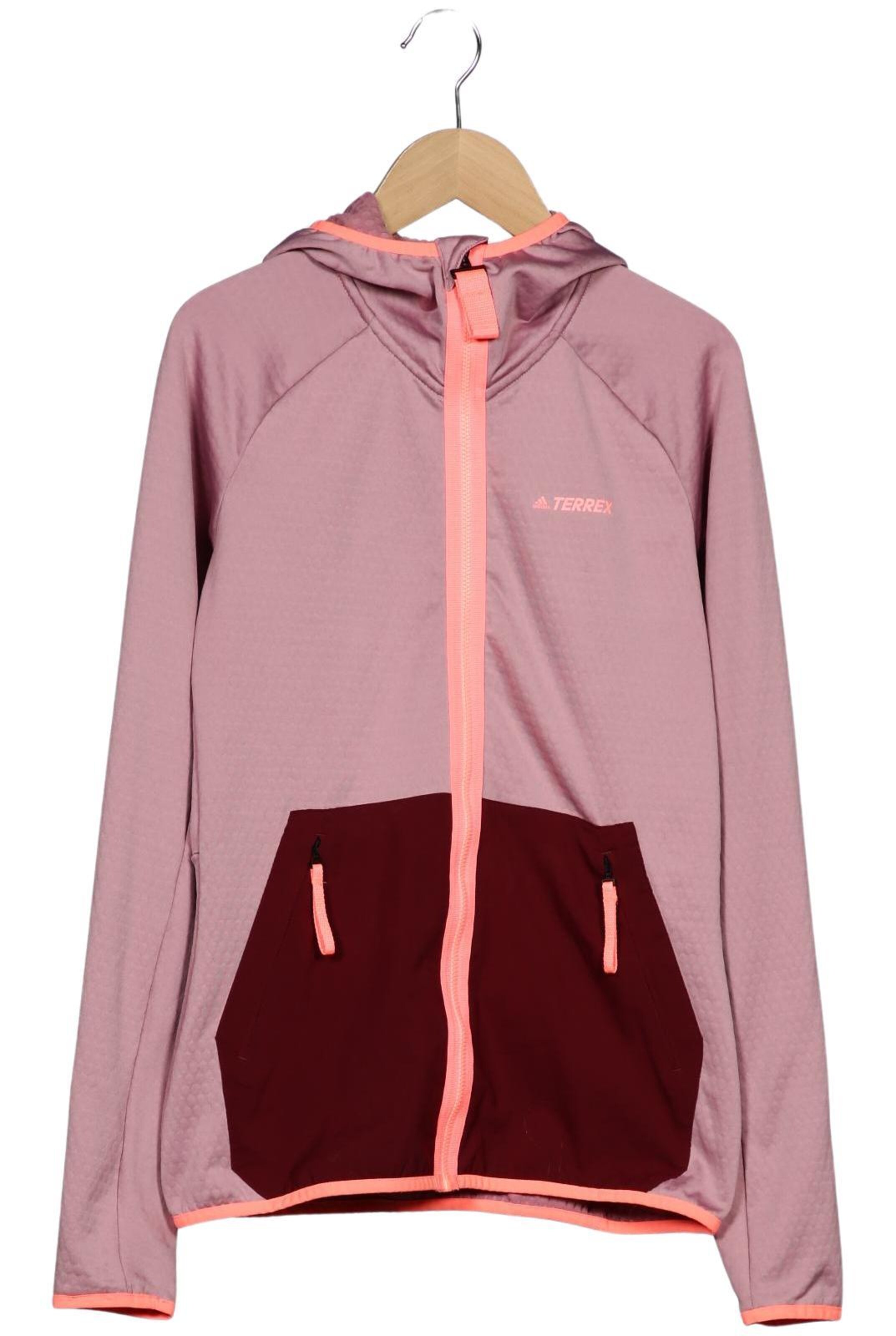 ADIDAS TERREX Sweatshirt & Zip-Up Hoodie in S in Pink: front