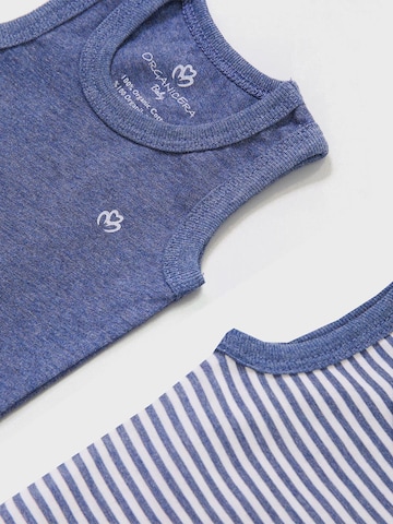 OrganicEra Romper/Bodysuit 'OrganicEra Organic  Baby Sleeveless Bodysuit, 2 pcs Set' in Blue: front