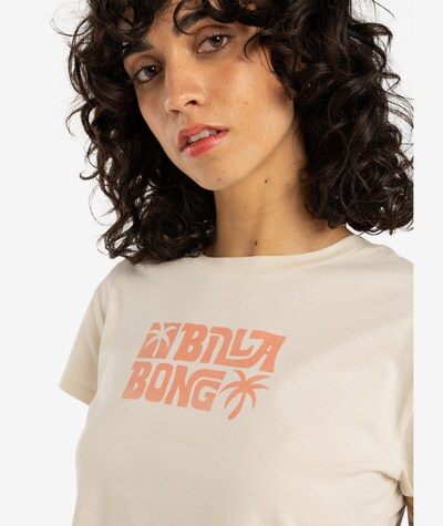 BILLABONG T-Shirt in hellrot / wollweiß, Produktansicht