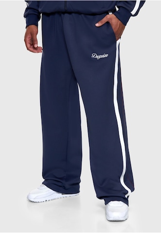 Dropsize Tapered Broek in Blauw