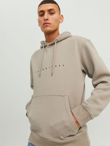 JACK & JONES Sweatshirt 'Star' in Beige