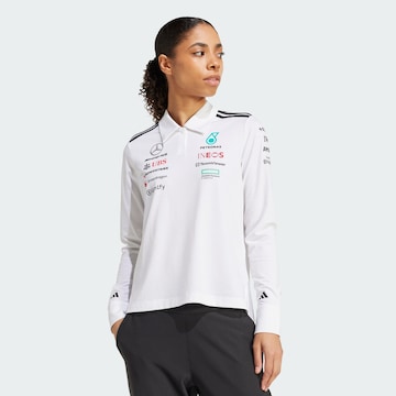 ADIDAS PERFORMANCE Functioneel shirt 'Mercedes - AMG Petronas Formula One Team' in Wit: voorkant