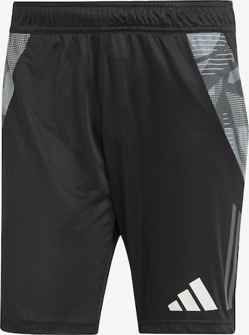 ADIDAS PERFORMANCE Regular Workout Pants 'Tiro 24 Competition' in Black: front