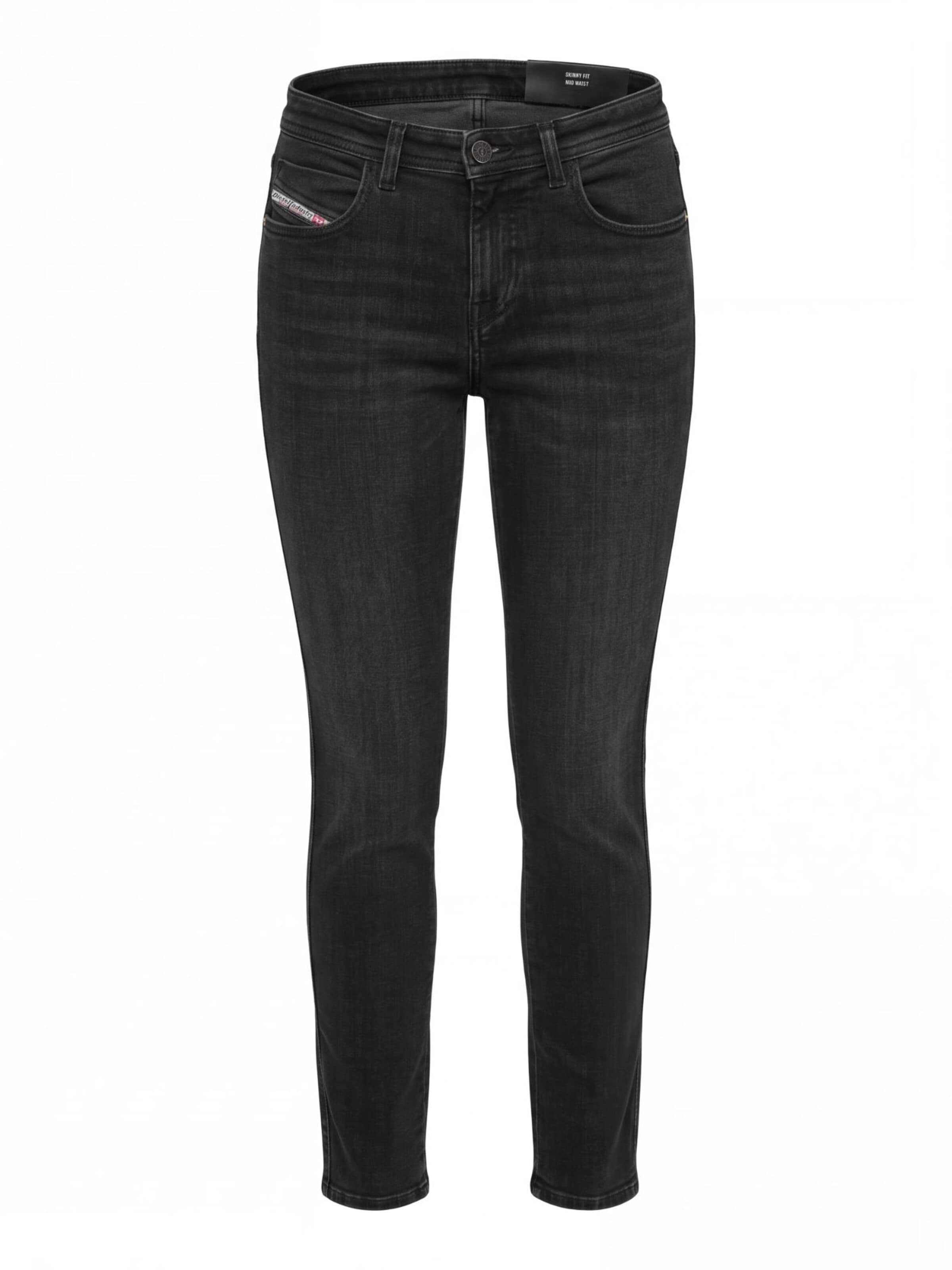 Skinny Jean '2015 Babhila' DIESEL en noir : devant