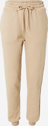 Urban Classics Pants in Beige: front