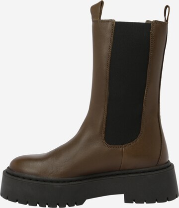 Chelsea Boots 'Deb' Bianco en vert