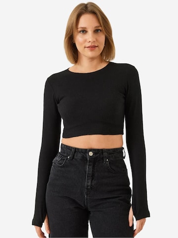 T-shirt Bianco Lucci en noir : devant
