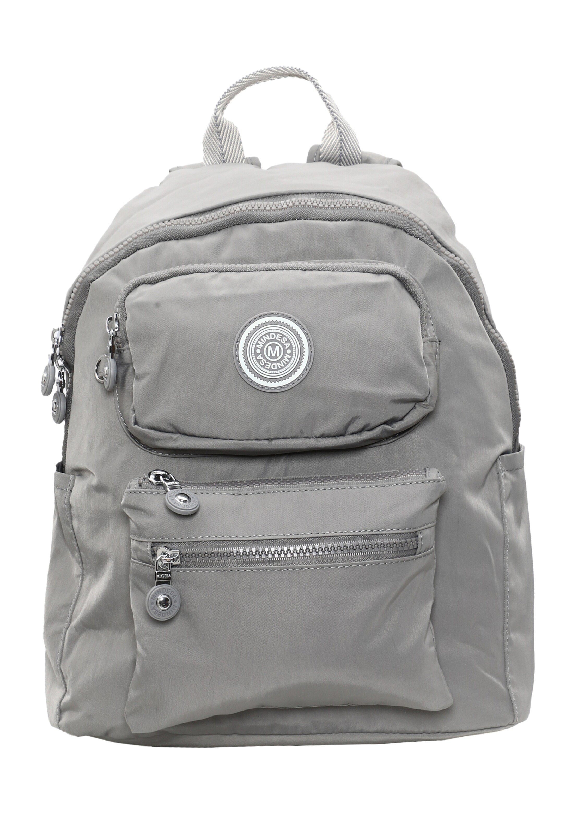 Mindesa - Mochila en gris: frente