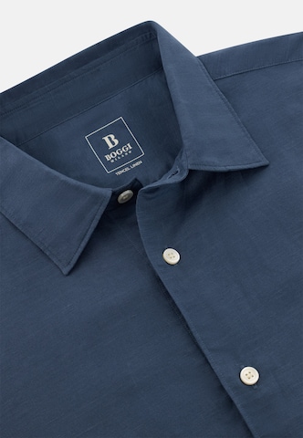 Boggi Milano Regular Fit Hemd in Blau