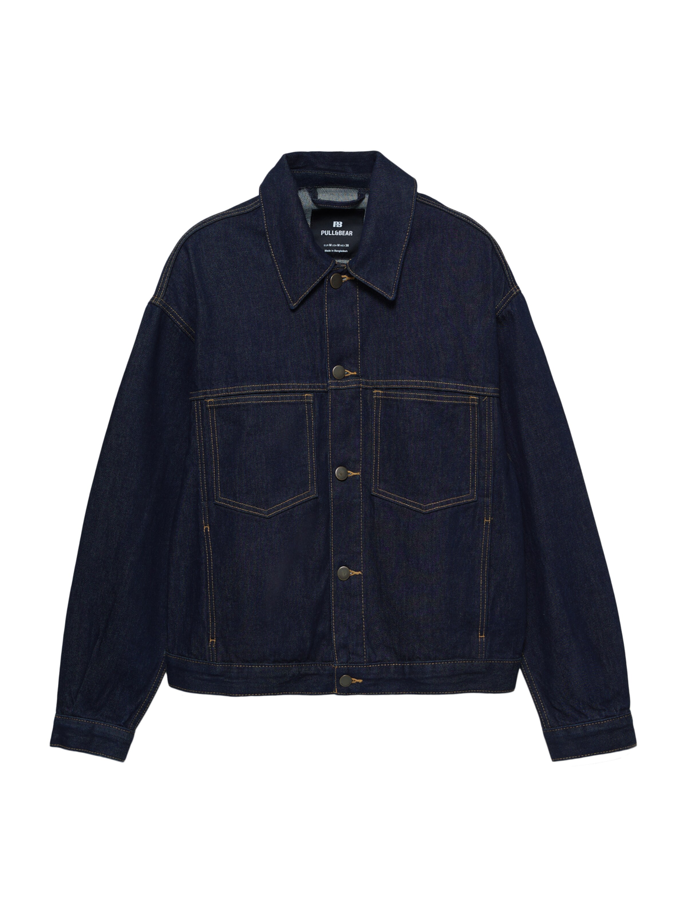 Pull&Bear Between-Season Jacket in Blue: front