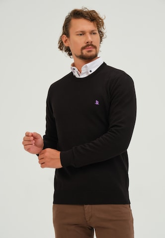 Giorgio di Mare Sweter w kolorze czarny