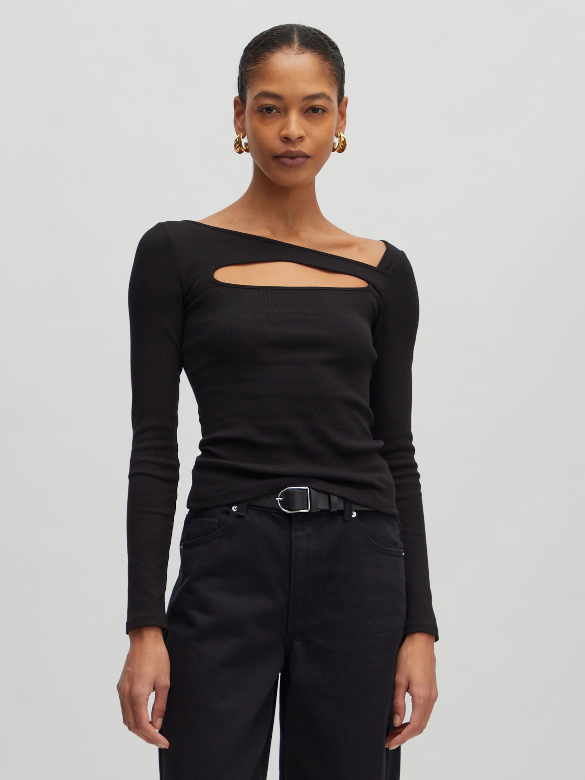 EDITED Producten Shirt 'Idalina' Zwart