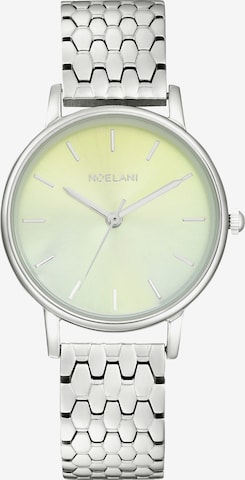 NOELANI Analoguhr in Silber: Vorderseite