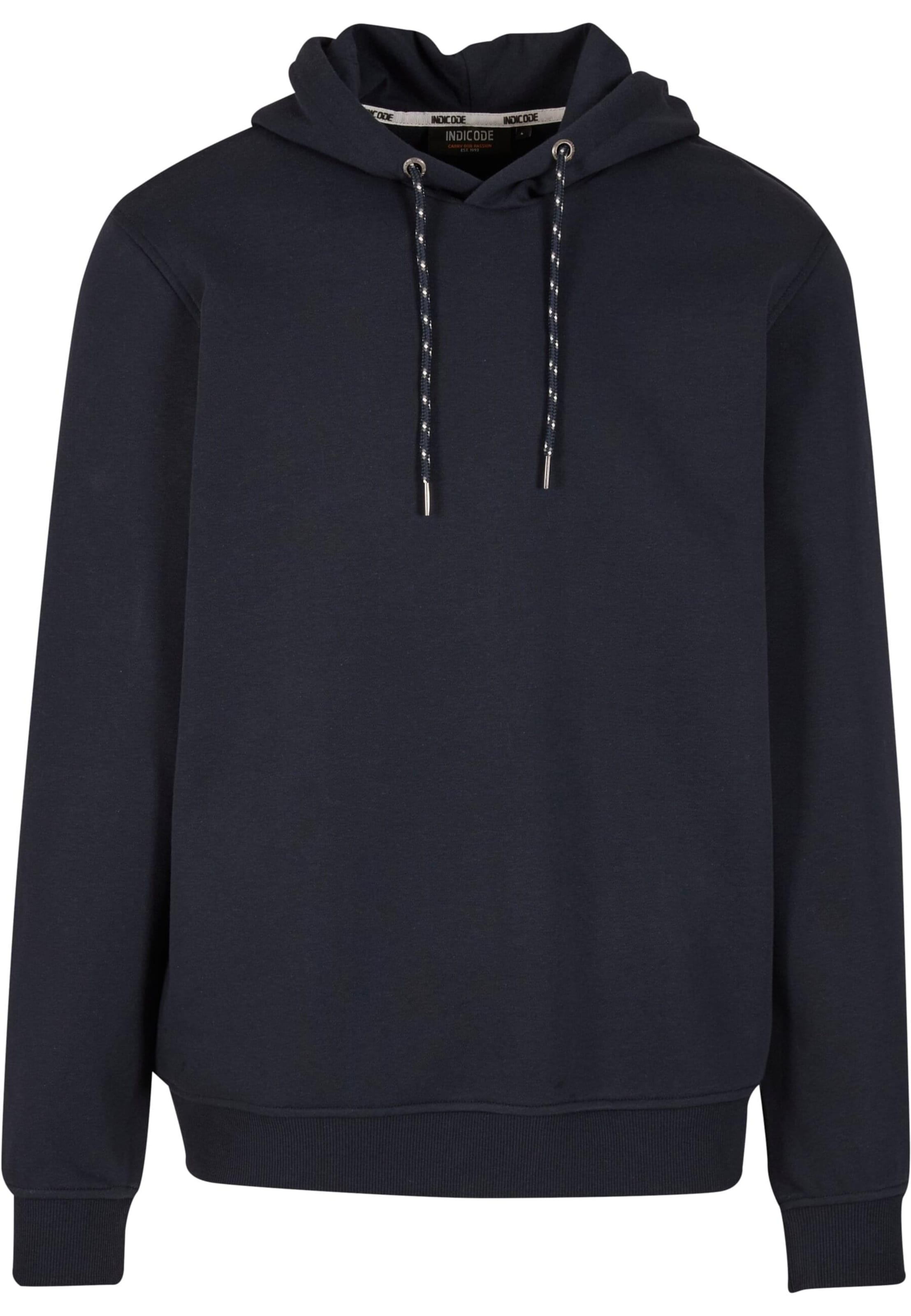 Felpa 'Fenjal' di INDICODE JEANS in nero: frontale