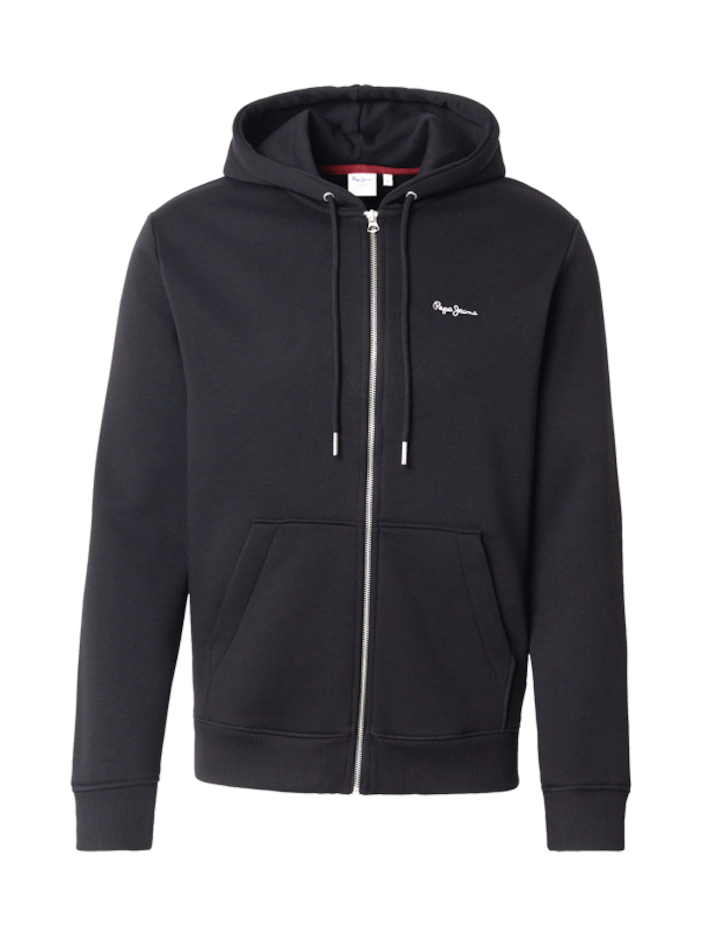 Pepe Jeans Mikina 'Griffin' – černá: přední strana