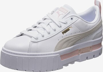 PUMA Platform trainers 'Mayze' in White: front