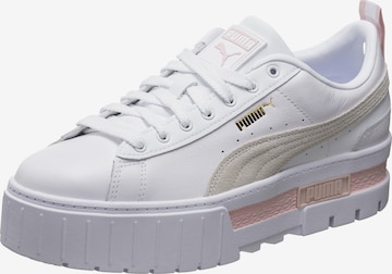 PUMA - Zapatillas deportivas bajas 'Mayze' en blanco: frente