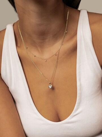 Hey Happiness Kette 'Crystal Heart' in Gold