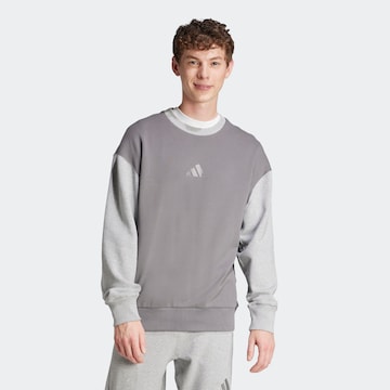 ADIDAS SPORTSWEAR Sports sweatshirt 'All SZN' in Grey: front