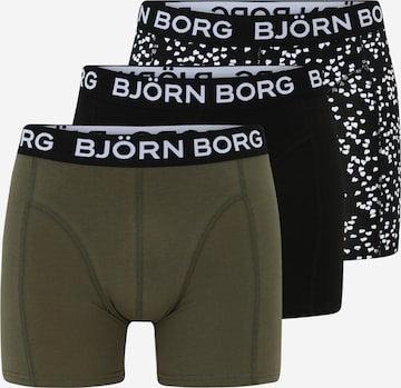 BJÖRN BORG Athletic Underwear 'Core' in Green: front