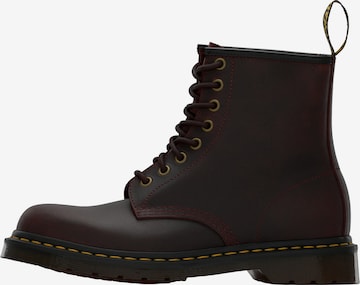 raudona Dr. Martens Auliniai batai su raišteliais '1460': priekis