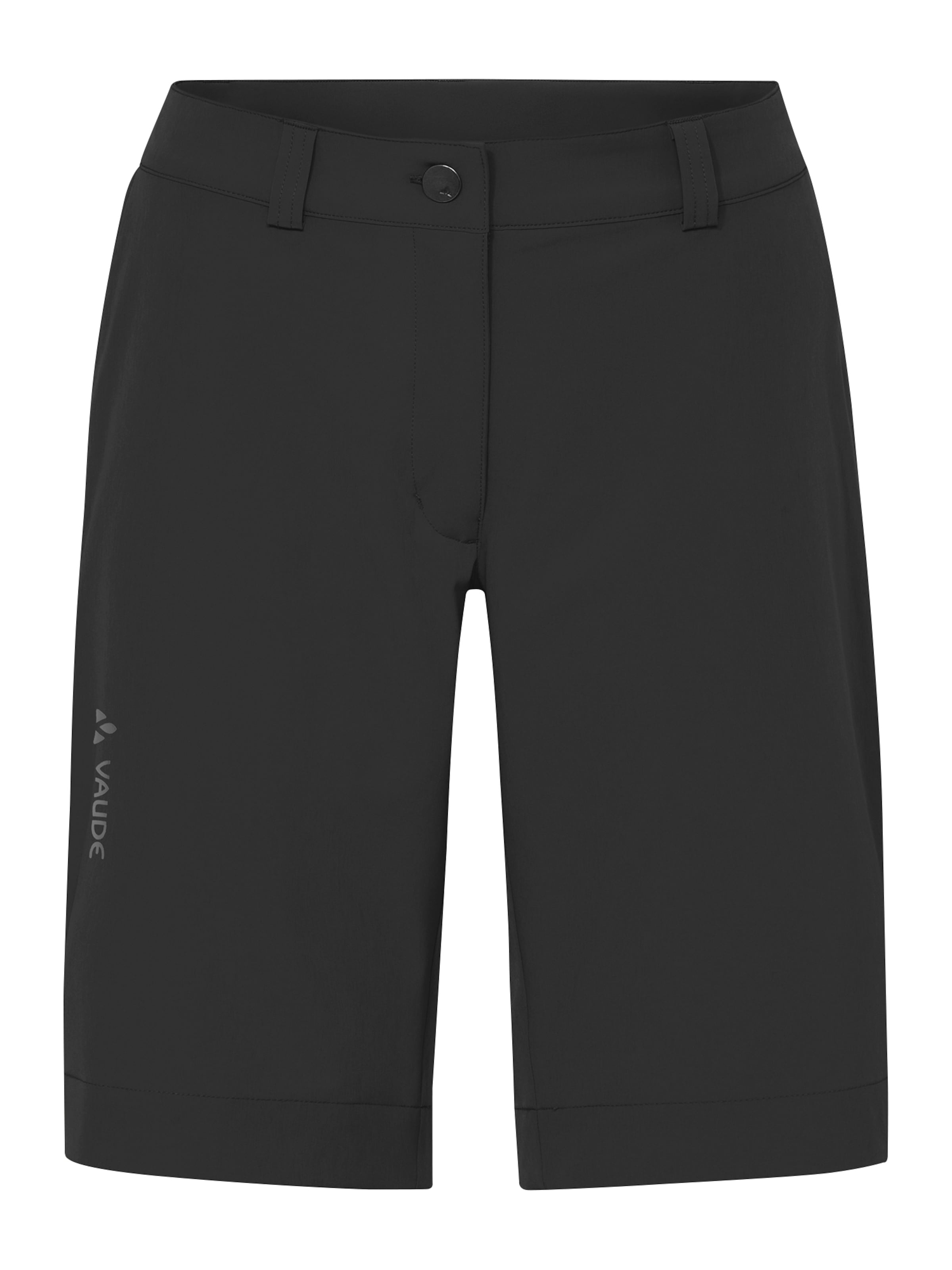 VAUDE Outdoorbroek 'Cyclist II' in Zwart: voorkant