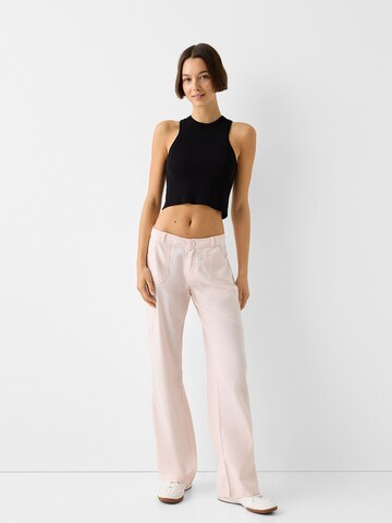 Bershka Loose fit Pants in Pink