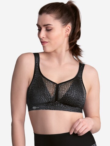 ANITA Bralette Bra 'Air Control mit Delta Pad Sport' in Grey