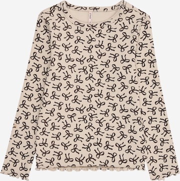Maglietta 'KMGTRINNY' di Only Mini in beige: frontale