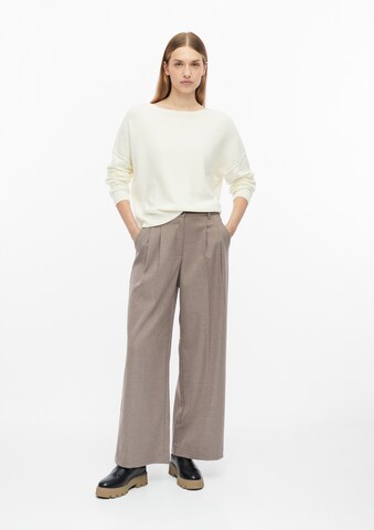 s.Oliver Wide Leg Hose in Braun: Vorderseite
