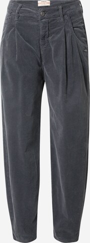 Gang Tapered Pleat-Front Pants 'Silvia' in Grey: front