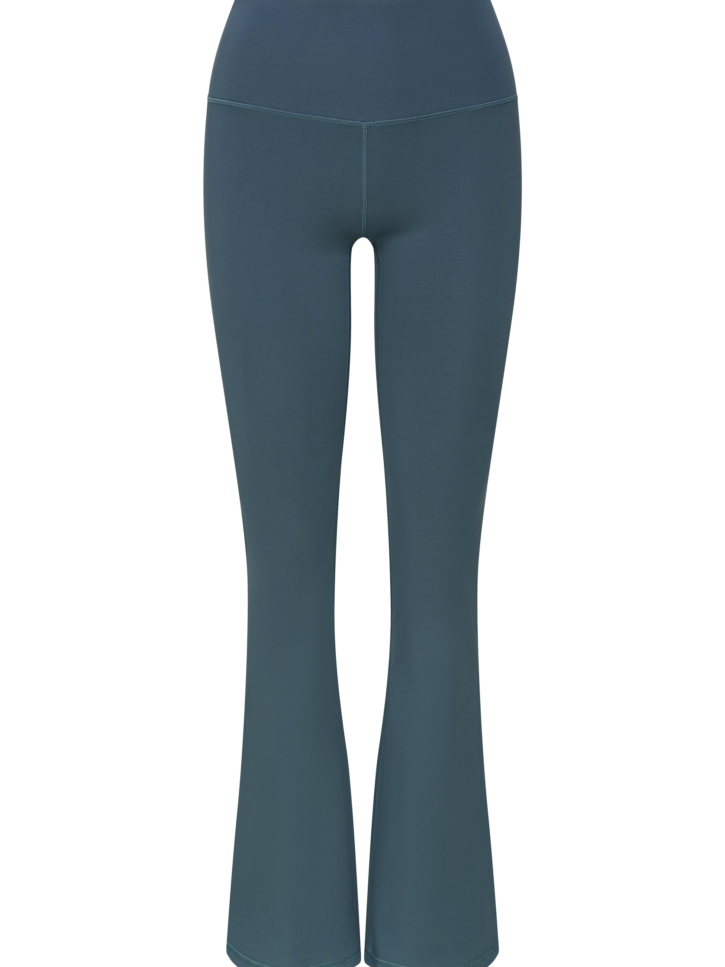 Hey Honey Leggings 'Flared' in Green: front