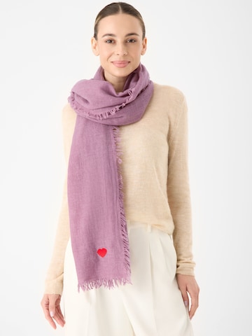 Écharpe CODELLO en rose : devant