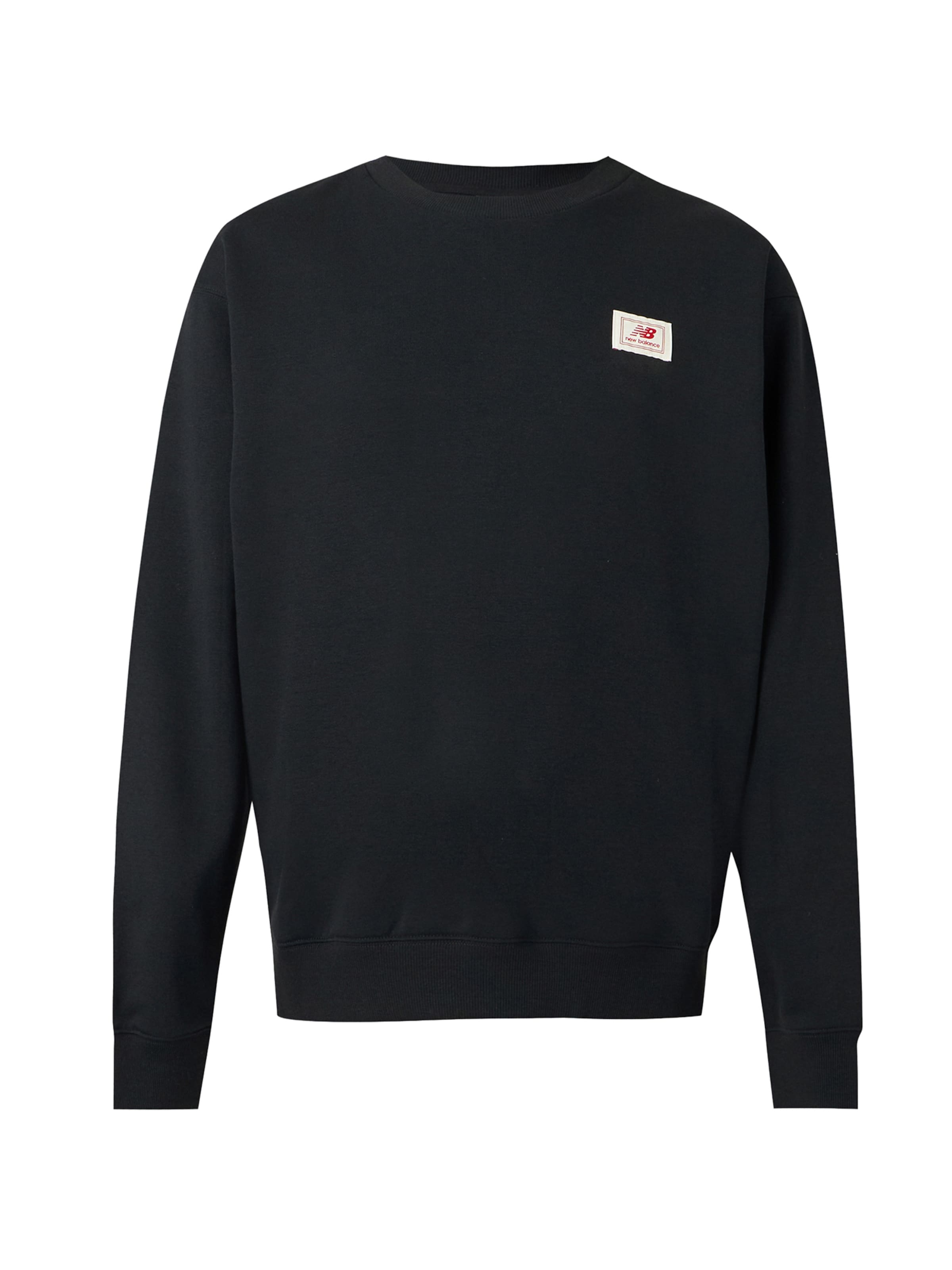new balance Sweatshirt in Black: front