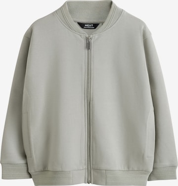 Next Sweatjacke in Grün: Vorderseite