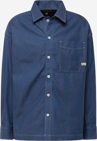 Veste mi-saison G-Star RAW en bleu : devant