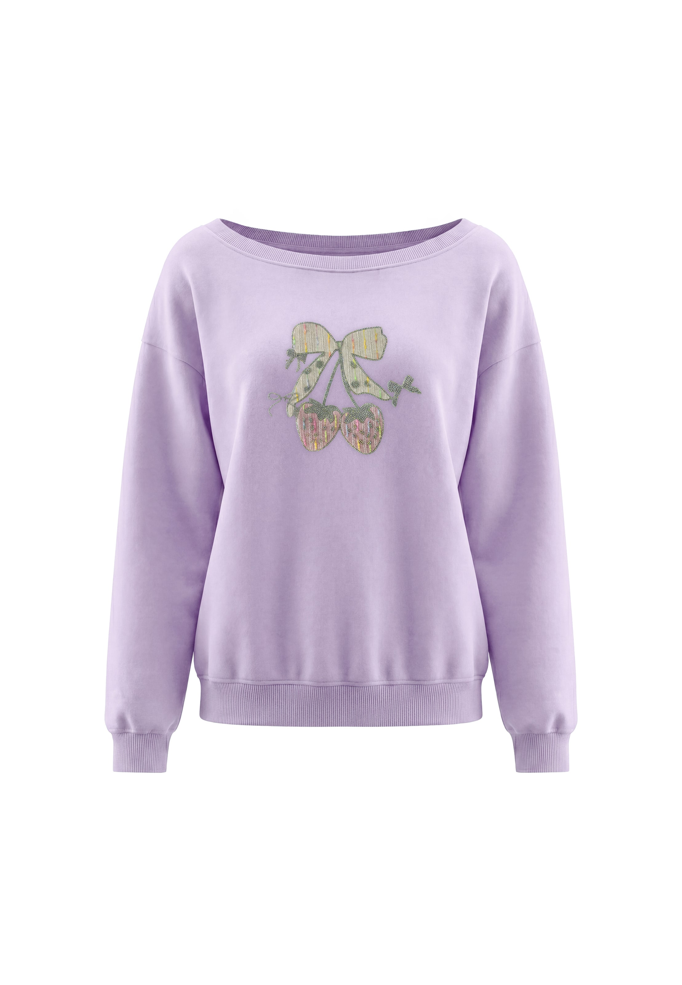 Sweat-shirt MYMO en violet : devant