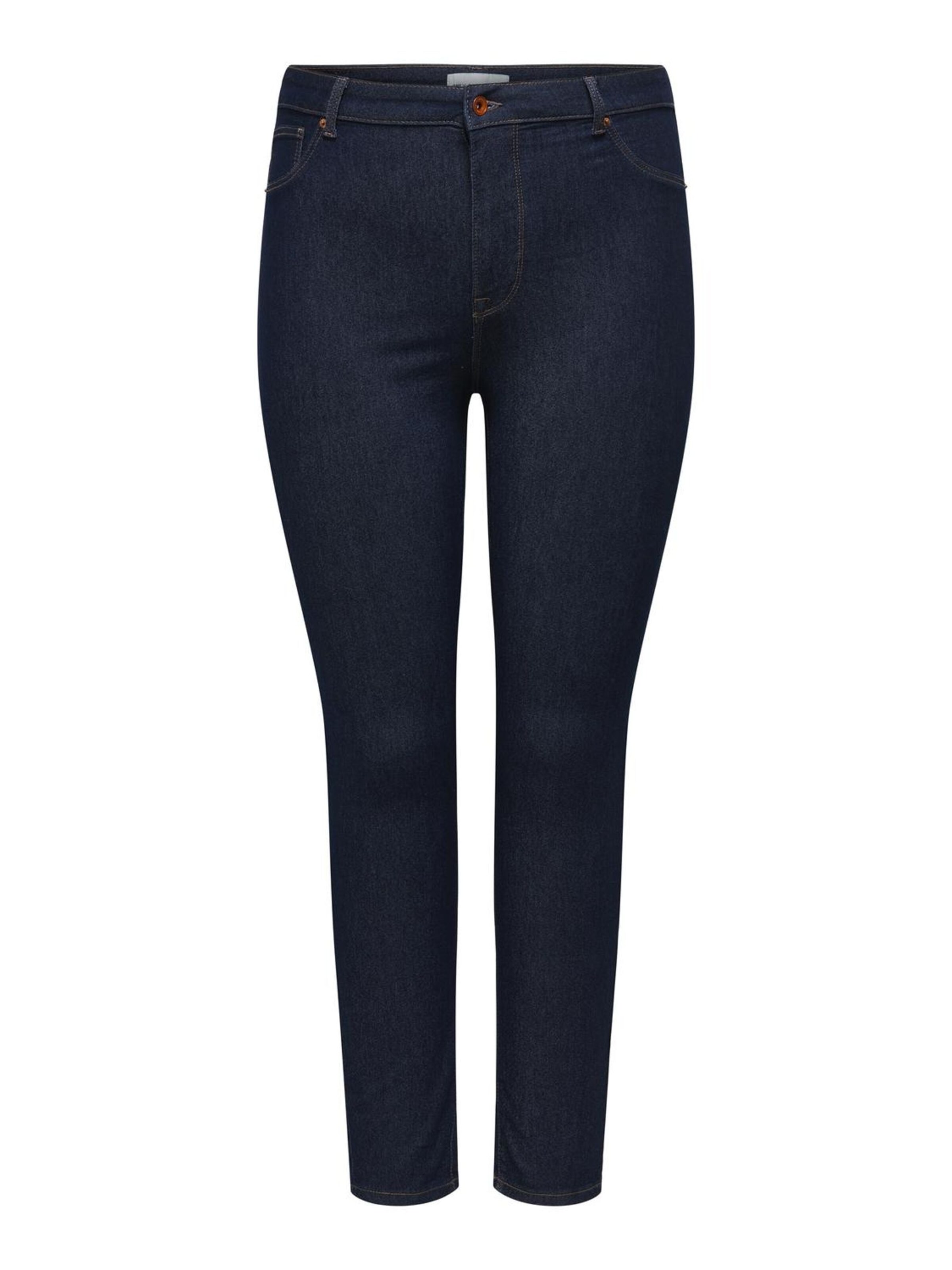 ONLY Carmakoma Skinny Jeans in Blue: front