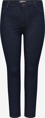 ONLY Carmakoma Skinny Jeans in Blauw: voorkant