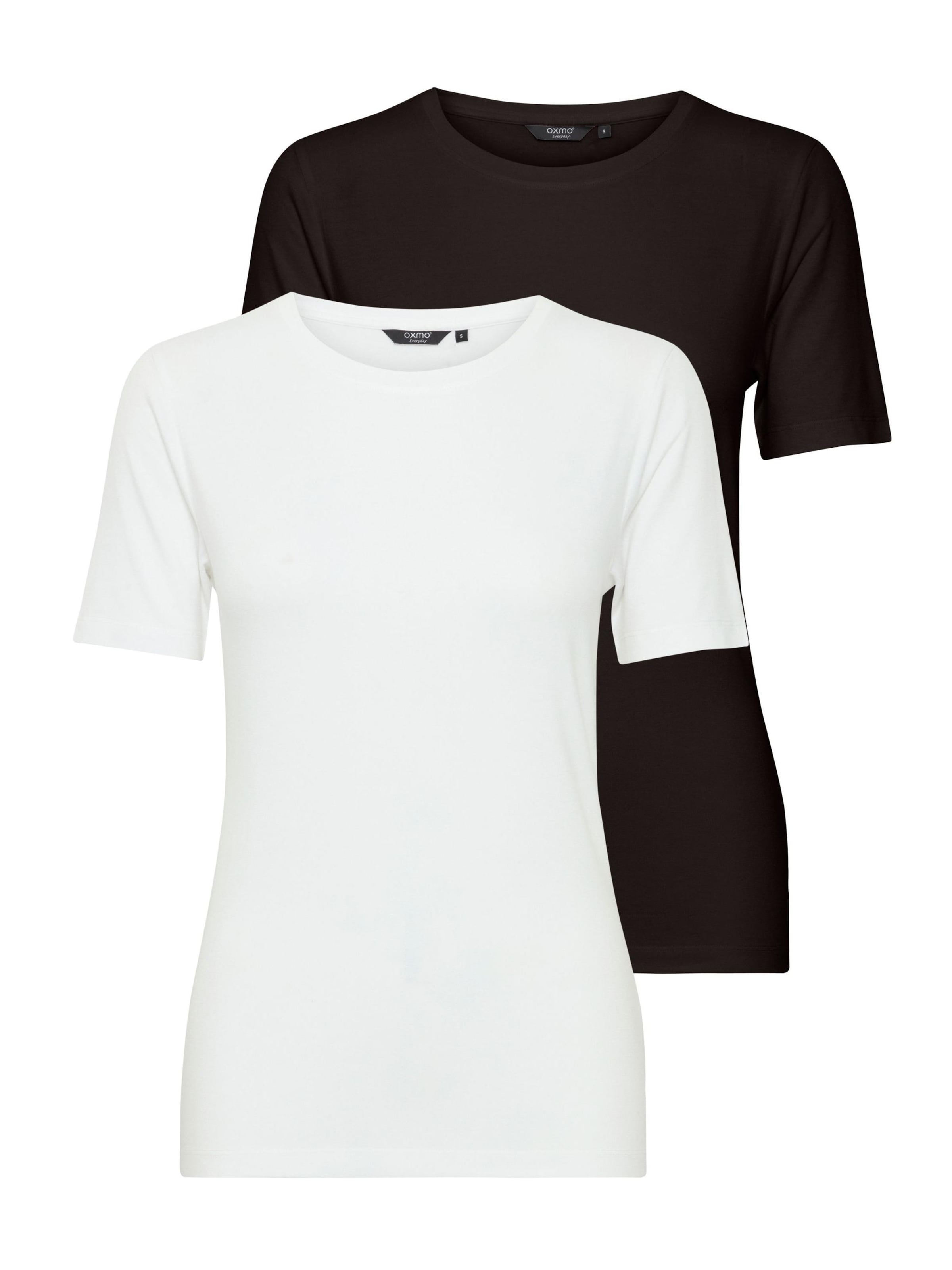 Oxmo - Camisa 'Jessa' em preto: frente