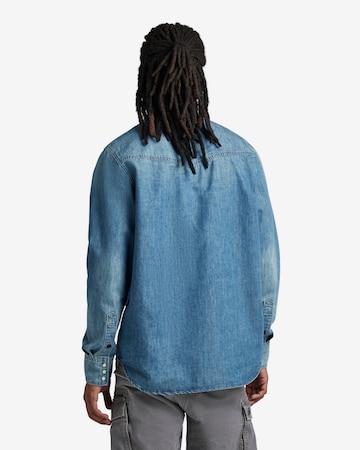 G-Star RAW Regular Fit Hemd in Blau