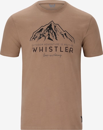 Whistler Performance Shirt in Brown: front