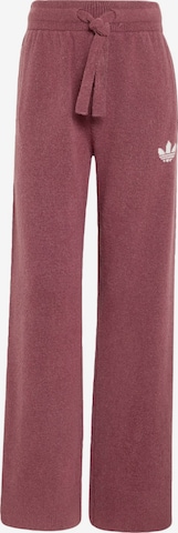 ADIDAS ORIGINALS - Pantalón 'Essentials' en rojo: frente