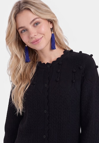 IZIA Gebreid vest in Zwart