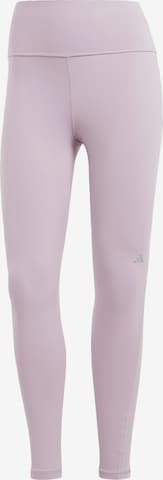 ADIDAS PERFORMANCE - Skinny Pantalón deportivo 'Ultimate' en lila: frente