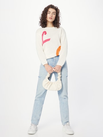 Key Largo Sweater 'DUSTY' in White