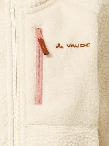 VAUDE Athletic Fleece Jacket 'KD Torridon HO J II' in Beige