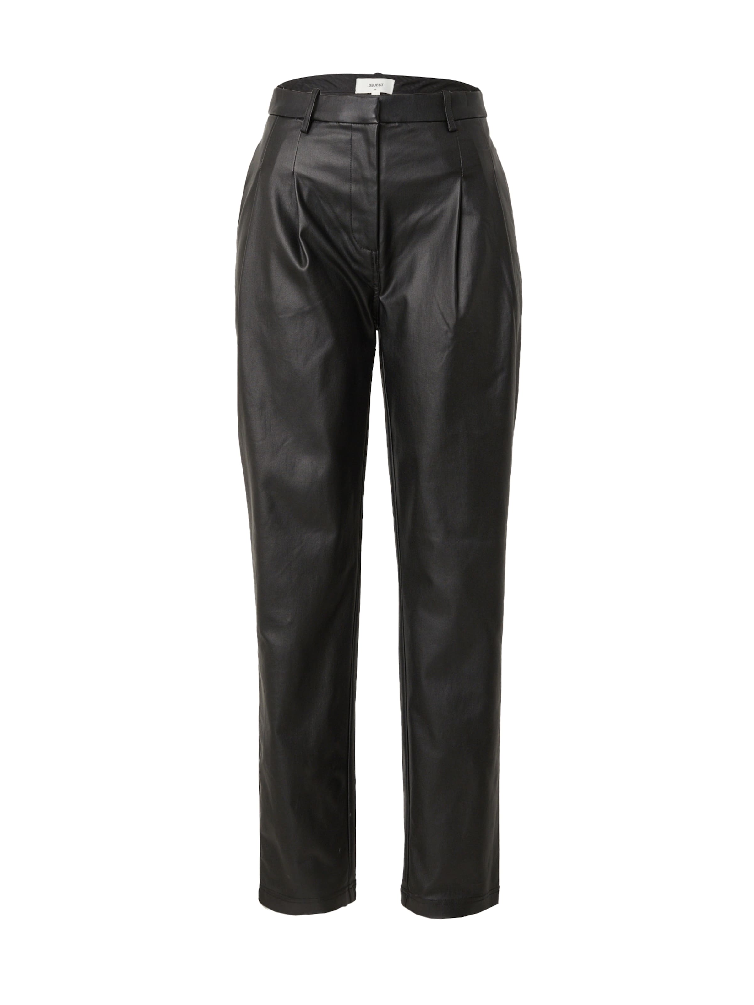 OBJECT Regular Hose 'OBJMELBA' in Schwarz: Vorderseite